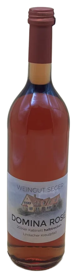 2024er Domina Rosé Kabinett halbtrocken - 0,75L Bordeauxflasche