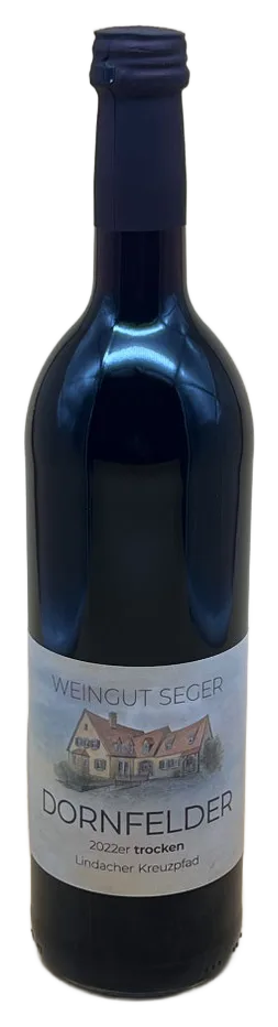 2022er Dornfelder QbA trocken - 0,75L Bordeauxflasche