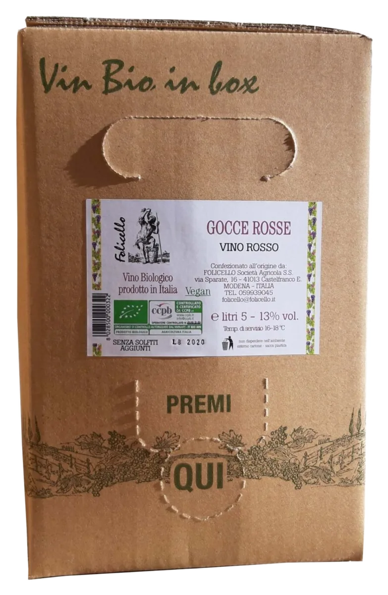 Gocce Rosse in Baginbox