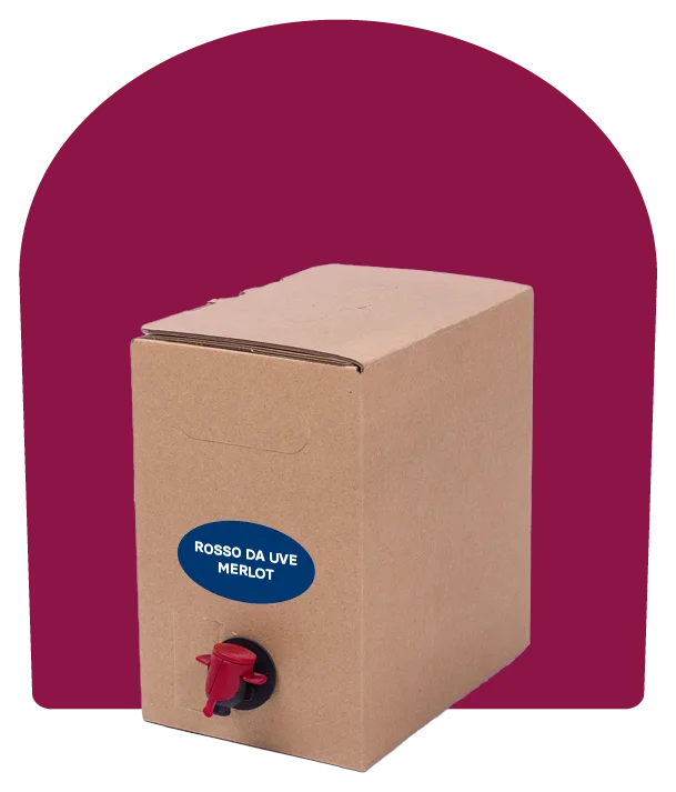 Vino rosso da uve Merlot – Bag