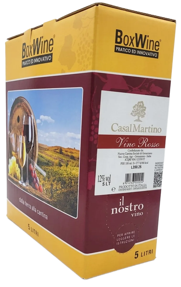 CasalMartino Vino Rosso Bag in Box 5 Lt