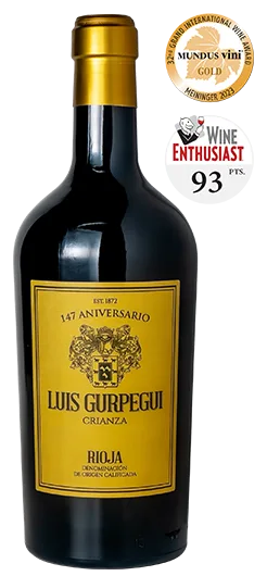 Luis Gurpegui 147 Aniversario Crianza