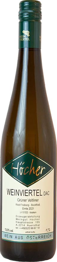 Weinviertel DAC Grüner Veltliner – Ried Freiberg
