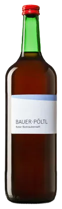 100% roter Bio-Traubensaft