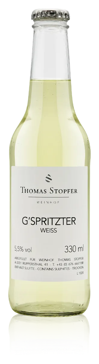 G'spritzter weiß