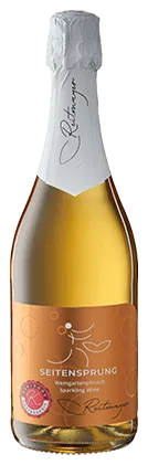 Sparkling Wine vom Weingartenpfirsich Seitensprung