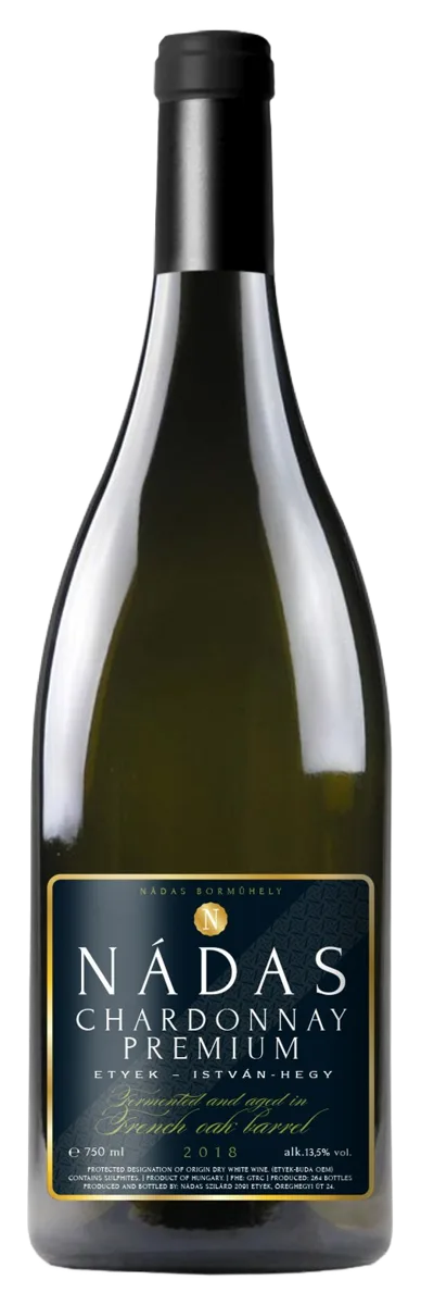 Nádas Borműhely ‘Prémium Chardonnay 2018’