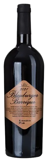 Blauburger Barrique 2021 Pozdní sběr
