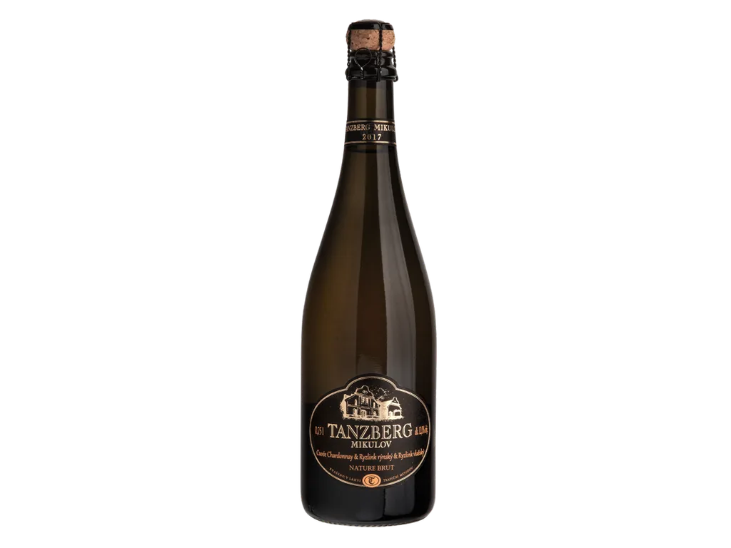Sekt 2017 Chardonnay & Ryzlink rýnský & Ryzlink vlašský Black Label Brut natur