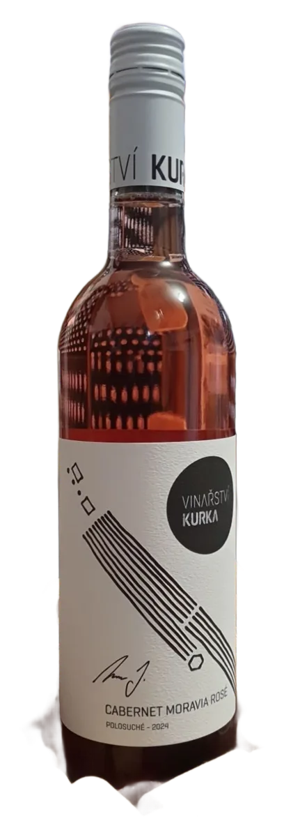 Cabernet Morávia rosé (2024) – polosuché, 0.75l