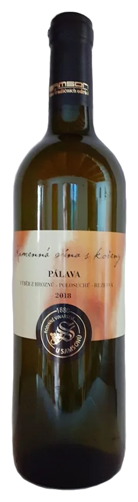 Pálava – 2018, výběr z hroznů, polosuché – rezerva
