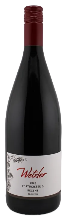 Portugieser + Regent Rotwein 1,0 l trocken