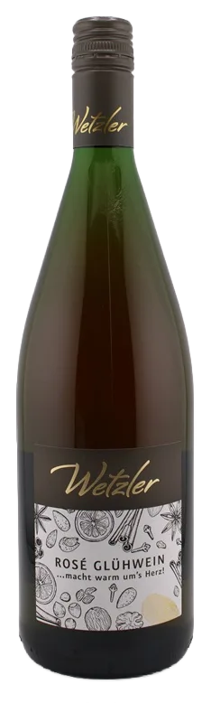 Glühwein rosé im Liter