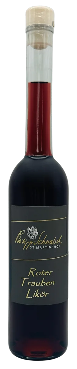 Roter Traubenlikör