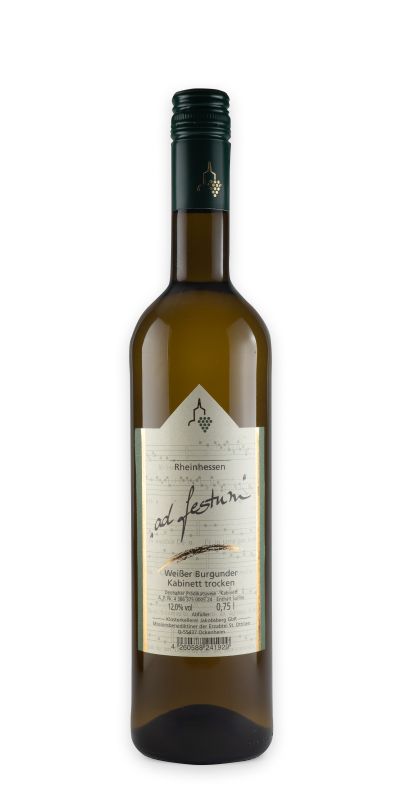 2025er Rheinhessen "ad festum" Weißer Burgunder QW trocken 0,75l