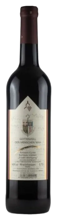 Rheinhessen "Erzabt Wolfgang" Rotwein-Cuvee im Barrique gereift Qualitätswein trocken 0,75l