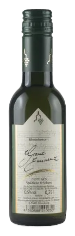 2024er Rheinhessen "Graue Eminenz" Pinot Gris Qualitätswein trocken 0,25l