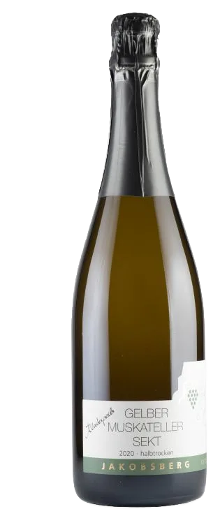 2022er Rheinhessen "Klosterperle" Gelber Muskateller Sekt b. A. halbtrocken 0,75l
