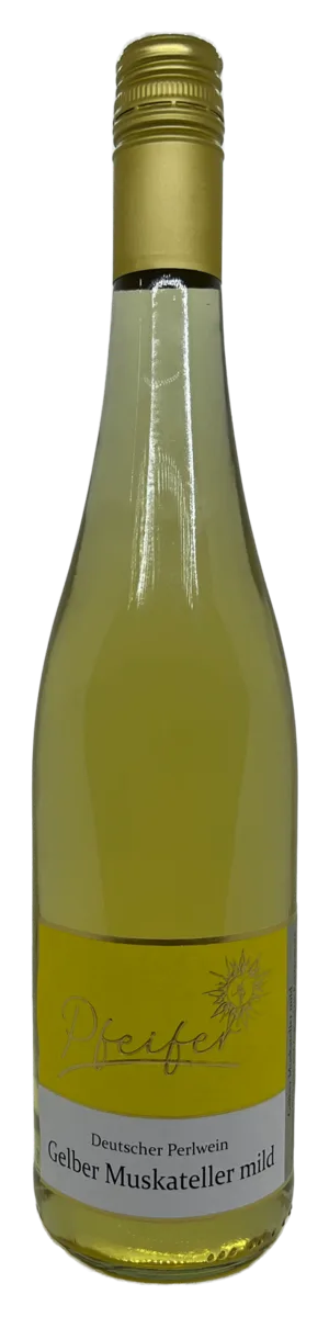 Gelber Muskateller Perlwein Süß
