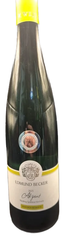 "Akzent" Zeltinger Schloßberg Riesling Spätlese feinherb