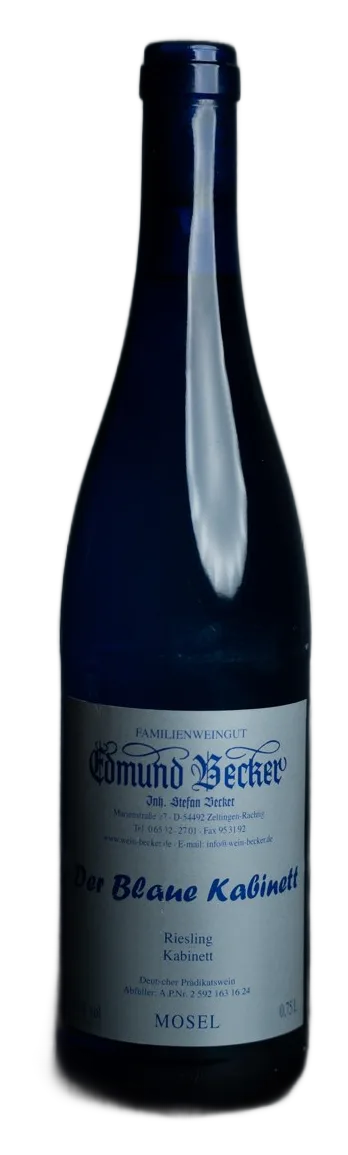 "Blauer Kabinett" Zeltinger Riesling fruchtsüß