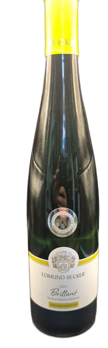 "Brillant" Riesling Kabinett feinherb, Zeltinger Sonnenuhr