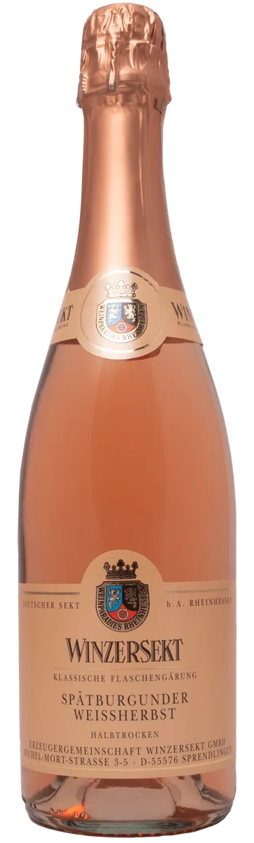 Spätburgunder Weißherbst halbtrocken Winzersekt