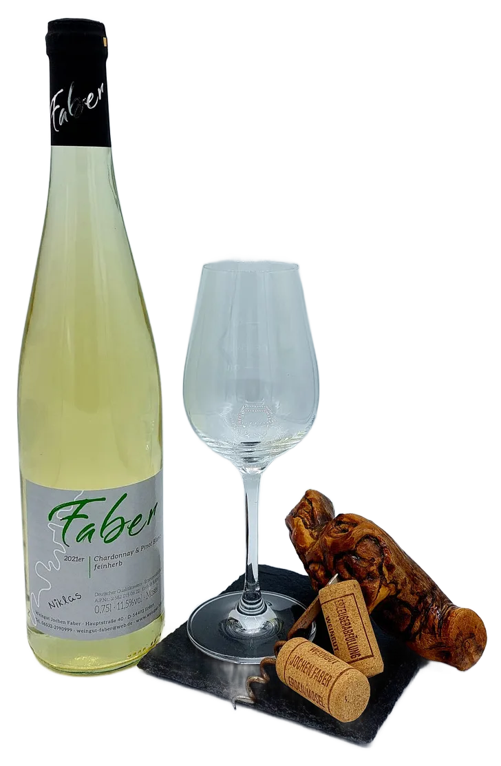 2021er Chardonnay & Pinot Blanc "NIKLAS" Mosel Qualitätswein - FEINHERB