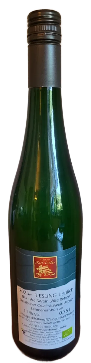 Riesling lieblich Würzlay Qualitätswein