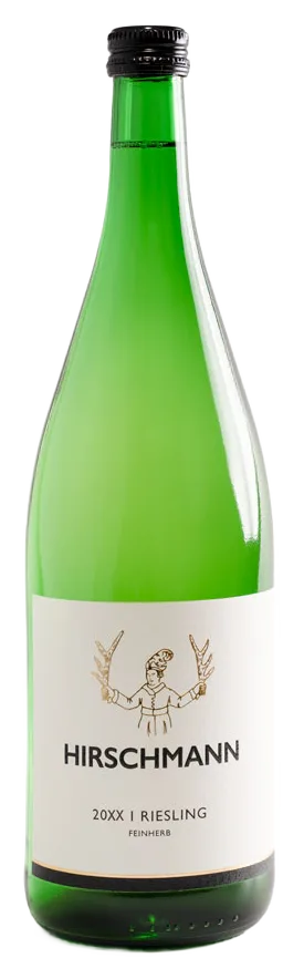 Rheingau Riesling Qualitätswein in der Literflasche