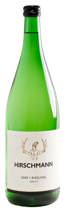 Rheingau Riesling Qualitätswein in der Literflasche