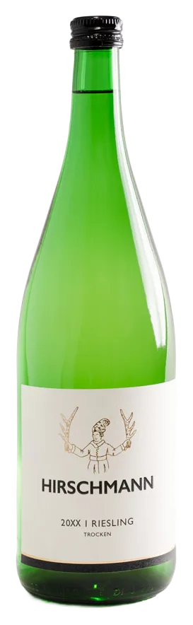 Rheingau Riesling Qualitätswein in der Literflasche