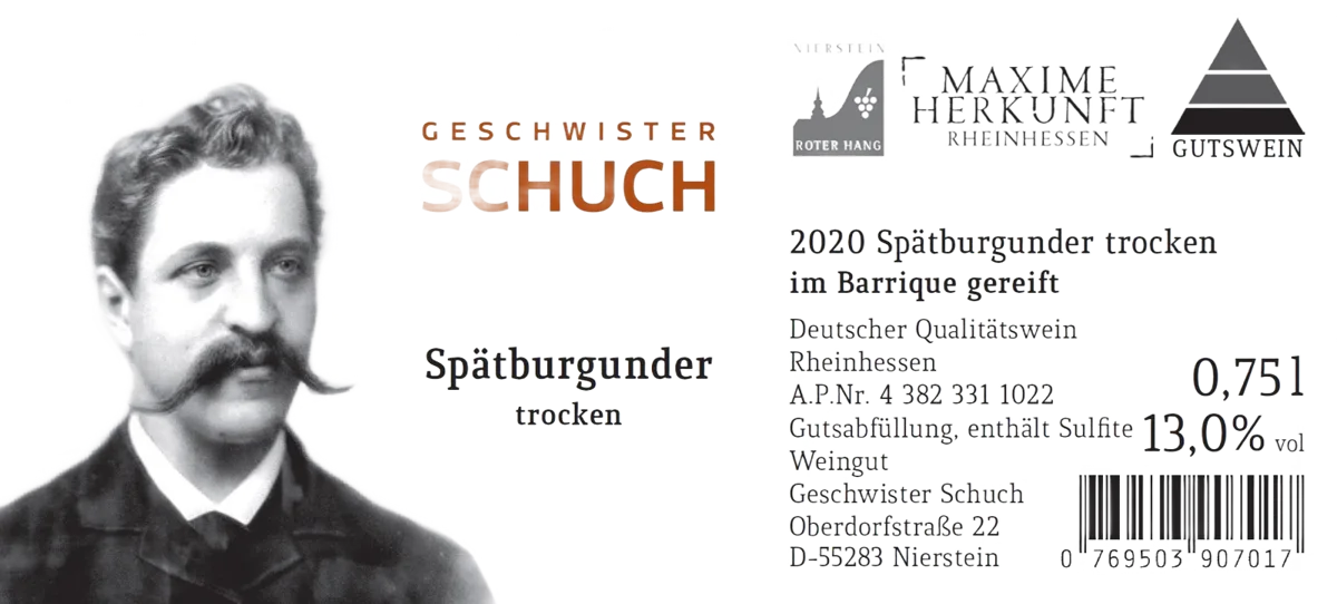 2020er Spätburgunder – trocken – im Barrique gereift