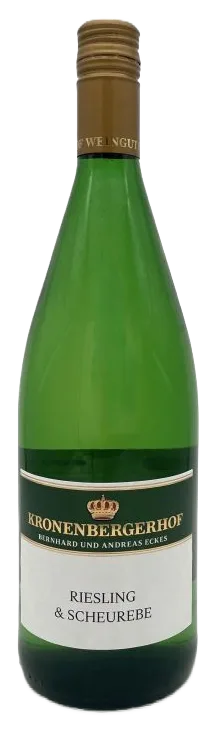 2025er Riesling und Scheurebe Qualitätswein lieblich 1l