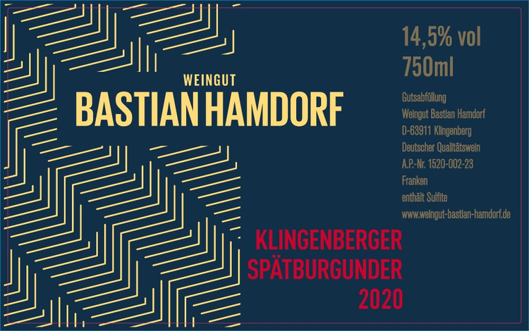 Klingenberger Spätburgunder Alte Reben 2020
