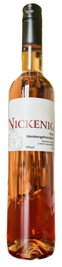 Roter Weinbergpfirsichlikör