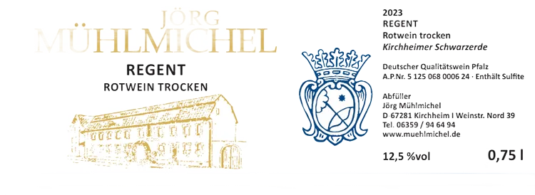 Regent Rotwein trocken QbA