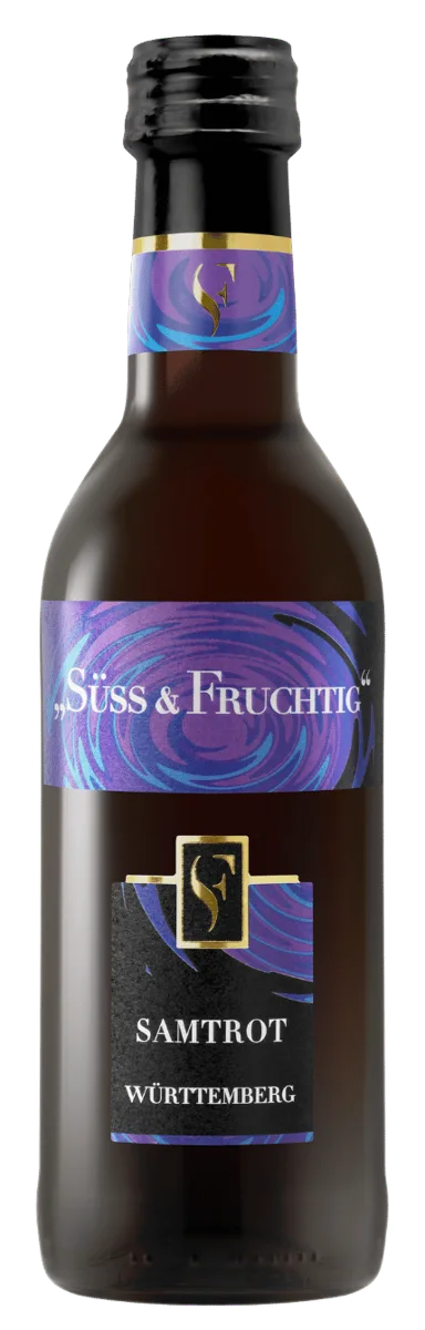 Süss und Fruchtig Samtrot Kleinflasche