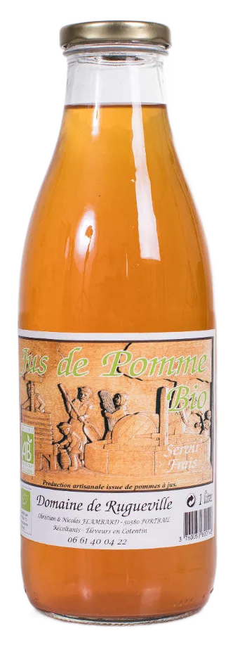 Jus de pommes bio