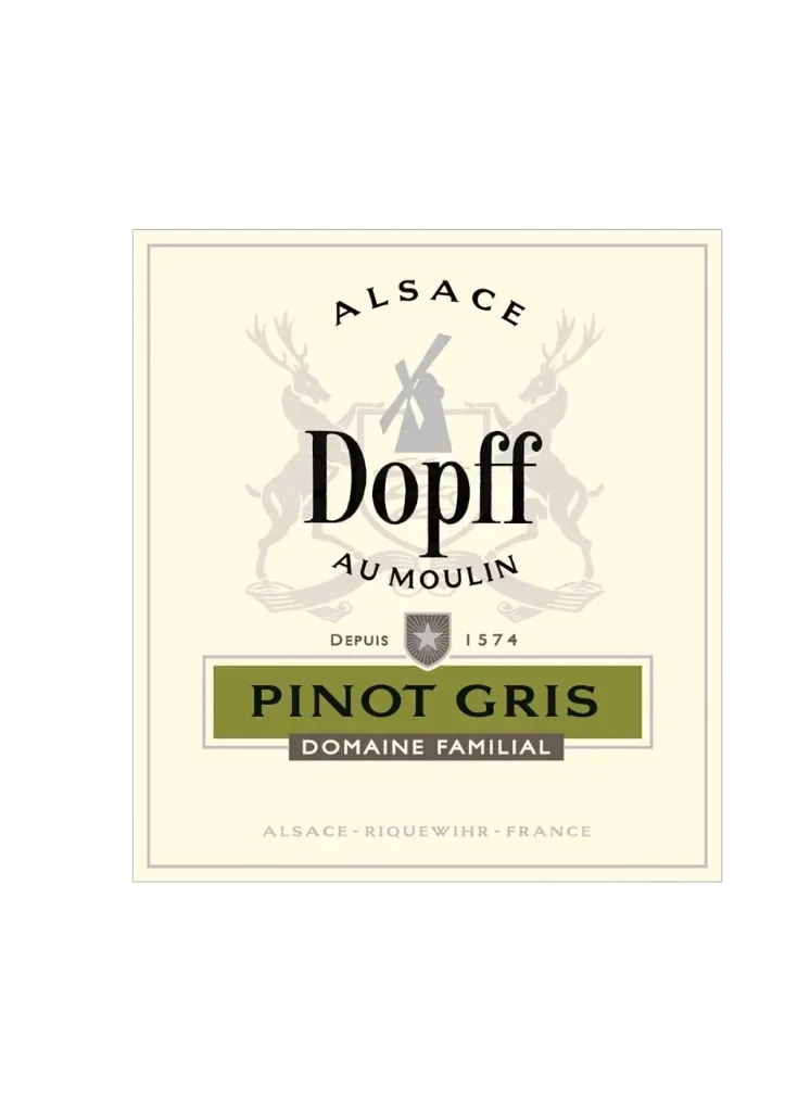 Pinot Gris - Domaine Familial