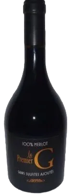 Le Premier G -100 % merlot sans sulfites ajoutés - Vin de France