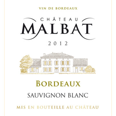 Château Malbat AOP Bordeaux Blanc