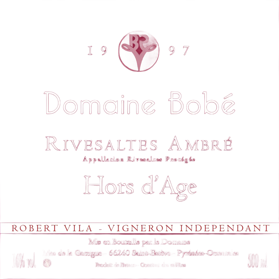 Rivesaltes Ambré Hors d'Âge