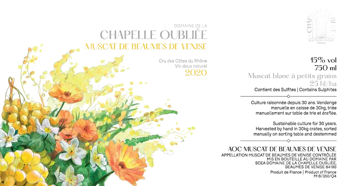 Cru Muscat de Beaumes de Venise Vin doux naturel