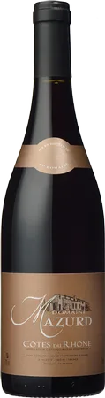 Côtes du Rhône Rouge Carte Marron