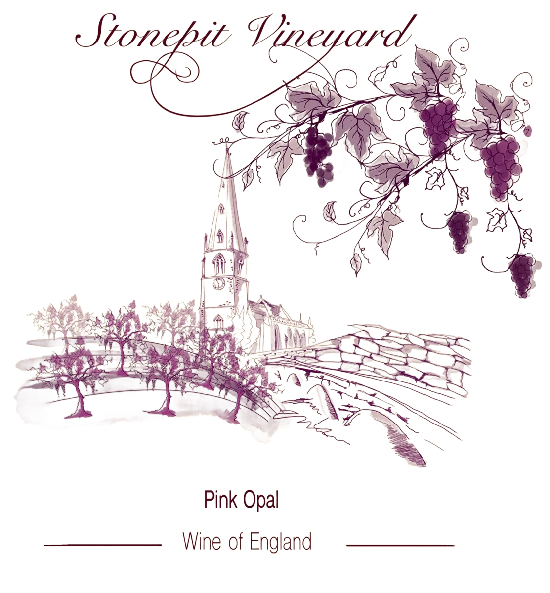 Pink Opal rosé wine
