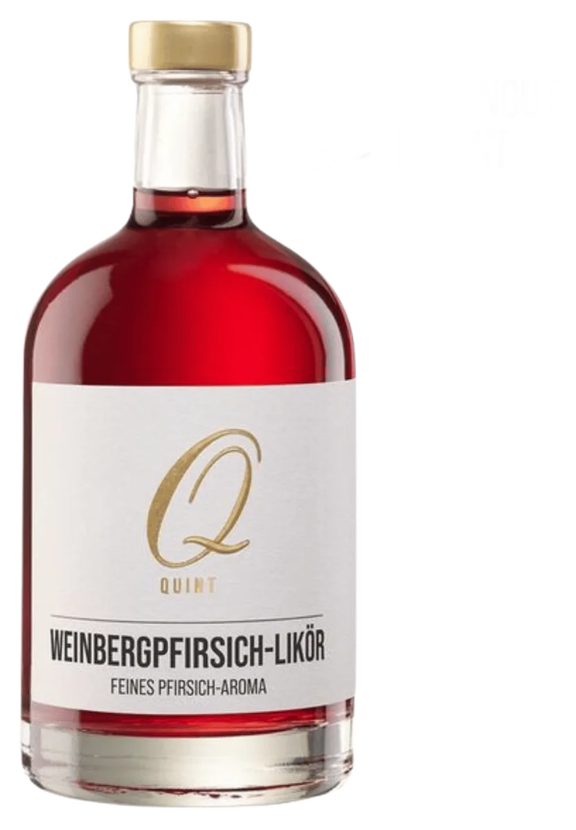 Roter Weinbergpfirsich-Likör