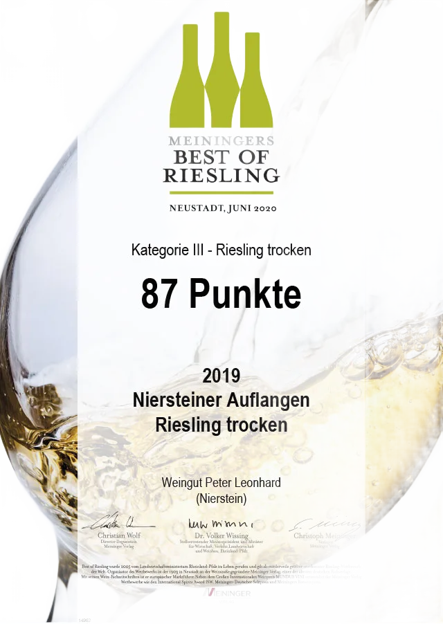 Niersteiner Auflangen Riesling trocken