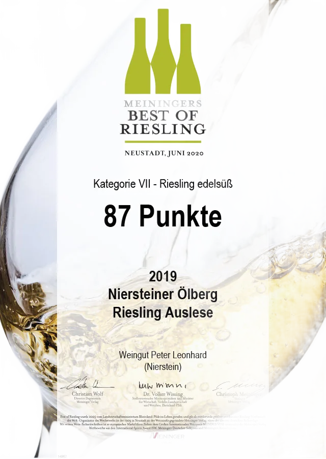 Niersteiner Oelberg Riesling Auslese
