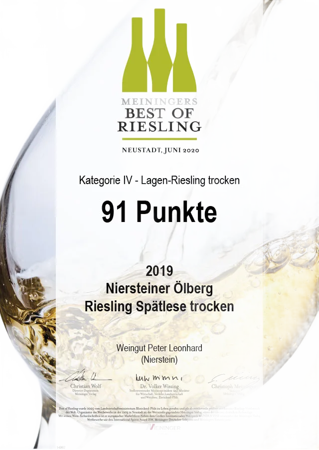 Niersteiner Oelberg Riesling Spätlese trocken